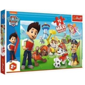 Trefl 14336 Puzzle 15 Maxi Funny Paw Patrol