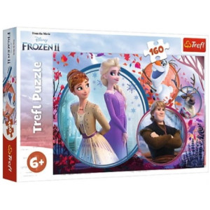 Trefl 15374 Puzzle 160 Sister Adventure Frozen 2
