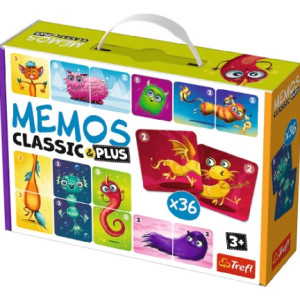 Trefl 2273 Memos Classic&Plus Cute Monsters