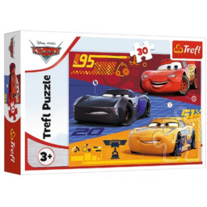 Trefl 18274 Puzzle 30 Cars "Before The Race"