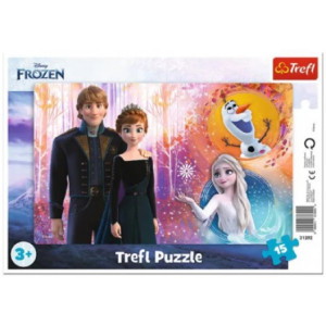 Trefl 31392 Puzzle 15 Frame Frozen 2