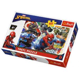 Trefl 17311 Puzzle 60 "Brave Spider-Man"