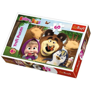 Trefl-Puzzle 60 "Masha's Happy Day" 17337