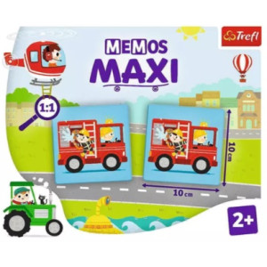 Trefl 02267 Game - Memos Maxi Vehicles
