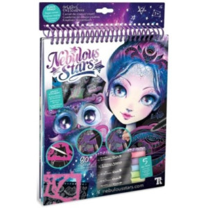 Набор для творчества Nebulous Stars 11121 Creative Sketchbook - Zentangle Black Pages - Eclipsia
