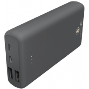 Hama Supreme 20HD Power Pack, 20000 mAh, 3 Outputs: 1 x USB-C, 2 x USB-A, grey