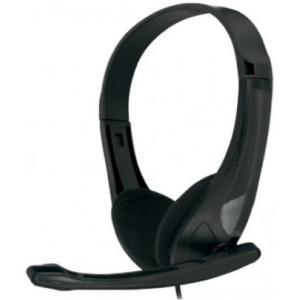 Freestyle Hi-Fi Stereo Headset + Mic Black [43085]