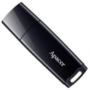 Apacer USB2.0 Flash Drive AH336 64GB Black RP