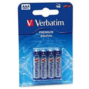 Verbatim Batteries AAA Alkaline 4 pcs Blister