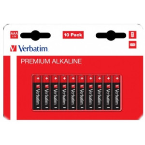 Verbatim Batteries AAA Alkaline 10 pcs Blister