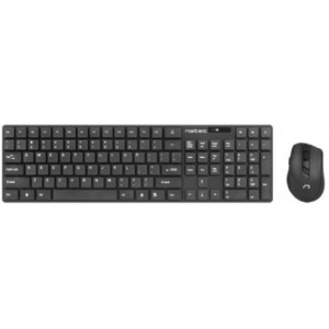 Natec Wireless Combo Keyboard+Mous Stingray, Black