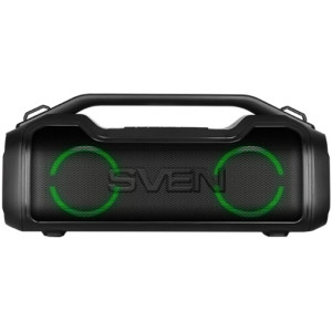 Speakers SVEN PS-390, 50W, Waterproof (IPx5), TWS, Bluetooth, microSD, 3600mA*h, Black