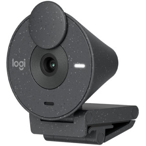 Camera Logitech BRIO 300, 1080p/30fps, FoV 70°, 2MP, Fixed Focus, Shutter, 1.5m, Type C, Graphite