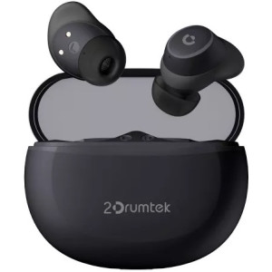 Wireless Earphones A4tech B27, 10 mm driver, 32 Ohm, 100db, Bluettoth 5.2, 40/400mAh, IPX4, Ash Grey