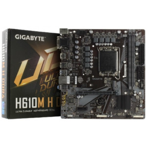 Материнская плата Gigabyte H610M H DDR4  mATX, S1700, Intel H610