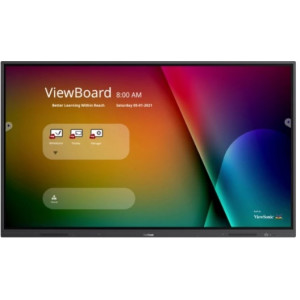 ViewSonic IFP7532-2, EDUCATION - Classroom Essentials, 75"(3840x2160), 20 Multi Touch, 9H, 350nits, 4000:1, 4G RAM/32GB Storage, OPSx1, HDMI-inx2, VGAx1, USB-Ax4, USB-Bx1, Earphonex1, Audiox1, RS232, Black