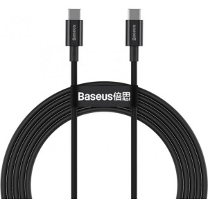 Cable Type-C - Type-C, 100W, 1m, Baseus Superior Black  CATYS-B01