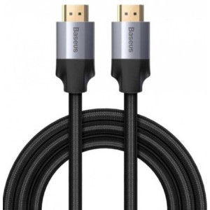 Cable HDMI M to HDMI M  2m  4K  Baseus Enjoyment Gray, gold-plated,  CAKSX-C0G