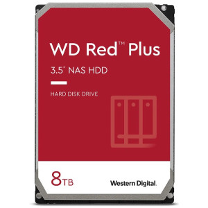 3.5" HDD  8.0TB-SATA-128MB Western Digital  Red Plus (WD80EFZZ), NAS, CMR