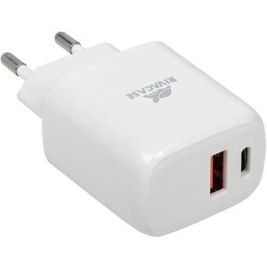 Wall Charger Rivacase PS4192 W00, 20W PD/QC3.0, White