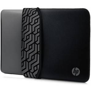 15.6" NB Sleeve -  HP Reversible Protective 15.6" Geo Laptop Neoprene Sleeve, Zipper-Less Enclosure.