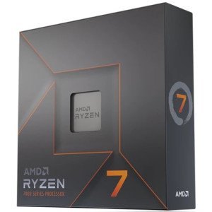 CPU AMD Ryzen 7 7700X 8-Core, 16 Threads, 4.5-5.4GHz, Unlocked, AMD Radeon Graphics, 8MB L2 Cache, 32MB L3 Cache, AM5, No Cooler, BOX (100-100000591WOF)