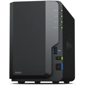 SYNOLOGY DS223, 2-bay, Realtek 4-core 1.7GHz, 2GB DDR4