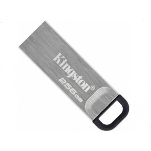 256GB USB3.2  Kingston DataTraveler Kyson Silver, Metal casing, Compact and lightweight (Read 200 MByte/s, Write 60 MByte/s )