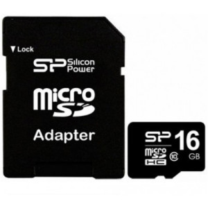 Helmet, Micro SD Card Class 10, 16 GB (SD Adapter)