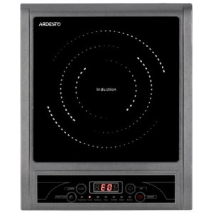 Индукционная электроплитка Ardesto ICS-B100 - 1 конфорка 2000 Вт / таймер / серо-черная