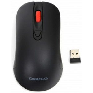 MOUSE 1000-1200-1600DPI WIRELESS BLACK [45269]