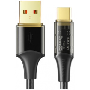Mcdodo Cable USB to Type-C Amber 6A 1.8m, Black