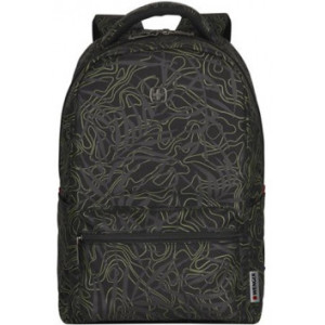 Wenger Backpack Colleague 16", black with fern print