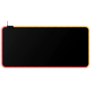 HYPERX Pulsefire Mat XL RGB Gaming Mousepad, Natural Rubber, Size 900mm x 420mm x 3 mm, Dynamic RGB Lighting, Cloth surface tuned for precision, Anti-slip rubber base and comfortable padding, Durable surface, Highly-tuned for precision, Compatible with op