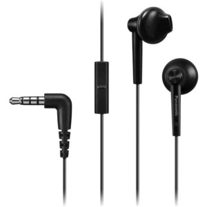 Earphones Panasonic RP-TCM55GC-K Black, Mic, 4pin 1*mini-jack 3.5mm