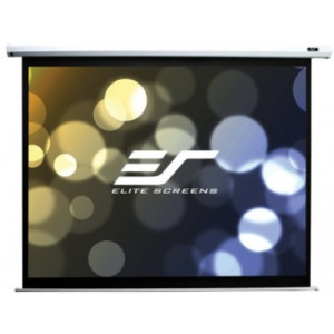 Elite Screens 84" (4:3) 170 x 127cm, Electric Projection Screen, Spectrum Series with IR/Low Voltage 3-way wall box, White