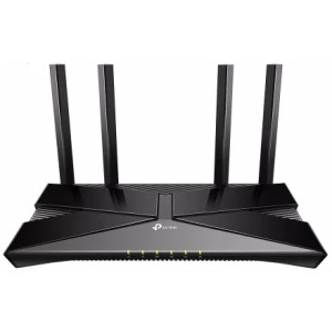 TP-LINK  Archer AX53  AX3000 Wi-Fi 6 Wireless Gigabit Router, 2402Mbps at 5Ghz + 574Mbps at 2.4Ghz, 802.11ax/ac/a/b/g/n, 1 Gigabit WAN+4 Gigabit LAN, OFDMA, MU-MIMO, HomeShield, Band Steering, 4 fixed antennas