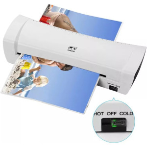 Qsmile SL200 A4, Rollers: 2(hot shoe), Input width: 230mm,Speed: 25 cm/min, Min Film thickness: 160(2*80) microns, Max. film thickness: 250(2*125) microns, Min Film size: Credit card size (54*86 mm), Max. Paper size: A4, Max. lam. thickness: 0.5 mm,