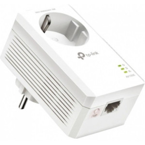 TP-LINK  TL-PA7017P, AV1000 Powerline Adapter with AC Passthrough, Compact Size, 1000Mbps Powerline Datarate, 1 Gigabit LAN Port, HomePlug AV2, Green Powerline,  Plug and Play, Pair Button, Range 300 meters in house