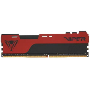 8GB DDR4-3600 VIPER (by Patriot) ELITE II,  PC28800, CL20, 1.35V, Red Aluminum HeatShiled with Black Viper Logo, Intel XMP 2.0 Support, Black/Red