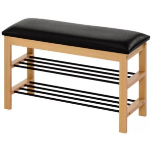 Полка для обуви Halmar ST-11 wood/black