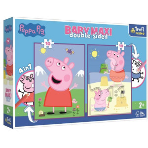 Trefl Baby MAXI 2x10 - Peppa's good day / Peppa Pig