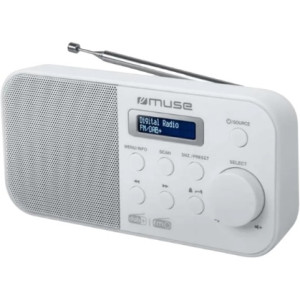 MUSE M-109 DBW, Tuner DAB+, FM PLL Radio, White