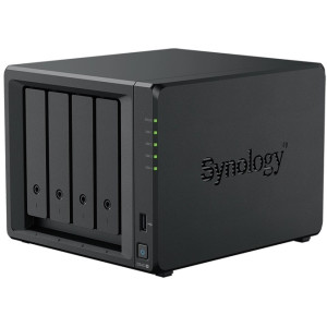 SYNOLOGY  DS423+, 4-bay, Intel Celeron 4-core 2-2.7GHz, 2Gb+1Slot, 2x1GbE, 2xM.2 NVMe
