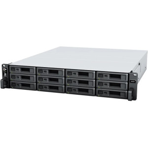 SYNOLOGY RS2423+,12-bay, 4-core AMD Ryzen 3.35-3.6Ghz, 8Gb*1+1Slot, 1x10GbE, 2x1GbE, PCIe