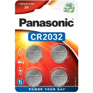 CR2032, Blister*4, Panasonic, CR-2032EL/4B