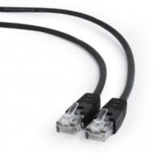 10m, Patch Cord  Black, PP12-10M/BK, Cat.5E, Cablexpert, molded strain relief 50u" plugs