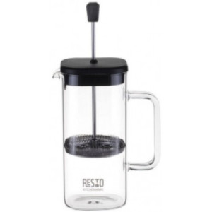 French Press Coffee, Tea Maker RESTO 90504, Glass, 1 L, Akzent