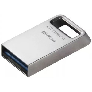 64GB USB3.2 Kingston DataTraveler Micro G2, Metal casing, Compact and lightweight, World’s smallest USB Flash drive (Read 200 MB/s)
