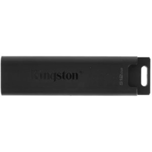 512GB USB-C3.2 Kingston DataTraveler Max, Black, USB-C, Unique Design (Read Up to 1000MB/s, Write 900MB/s)